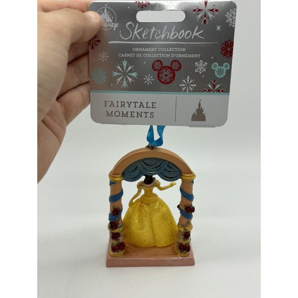 Disney Belle Fairytale Moments Sketchbook Ornament Beauty & The Beast Christmas - Picture 3 of 7
